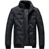 Generic Giacche leggere da uomo, giacca imbottita da uomo, parka invernale, giacca leggera casual, calda sci, nera, taglia 8XL