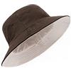 Zylioo Cappelli da Pescatore XXL Grandi Cappelli da Pesca Reversibili Cappello da Pescatore a Doppia Faccia per Teste Grandi