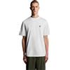 Lyle & Scott Maglietta da Uomo di Alta qualità, 100% Cotone, Traspirante e Design Basic | XS-XXL, 626 Bianco, L