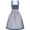 Generic Costume bavarese Dirndl 2025 da donna con cinturino e corsetto, accessorio per cosplay, accessorio per cosplay, accessorio per costume da donna (blu, S)