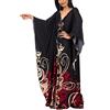 YouKD Abito estivo floreale allentato Caftan Boho Beach Bikini Cover Up Dress Plus Size Robe per le donne
