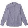 Lacoste Camicia da Uomo, Bianco/Navy, L