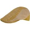 KeepSa Berretto Piatto da Uomo Pura Canapa Gatsby Ivy Irish Hat Strillon | Più taglie, fodera morbida, visiera curva, adatto per uso quotidiano guida e golf