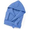 HOME ZEN HOUSEHOLD LINEN Accappatoio Unisex ARTICOLO Sophie in Spugna di Cotone, 400g/m², con Cappuccio e Tasche, Taglie S-3XL, 8 Colori (IT, Testo, 3XL, Regular, Regular, BLU)