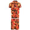 KIKLO Camicia hawaiana STAG Beach Hawaii Aloha Party Summer Holiday Fancy e Short Set, R BP SET, L