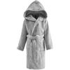 Sensei La Maison du Coton Peignoir Enfant À Capuche 400gr/M Accappatoio Cappuccio, 400 g/m² Studio, Grigio Perla, 10 Anni Bambini e Ragazzi