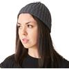 CHARM Uomo Fisherman Beanie Berretto 100% Cotone da Donna, Grigio Scuro