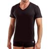 Enrico Coveri (3pz) T-Shirt Puro Cotone Scollo a V (Anche Taglie Maxi) (9-4XL - 58, Bianco)