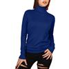 JOPHY & CO. Maglione Donna Collo Alto (cod. 22053) (XL, Blu Scuro)