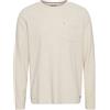 b BLEND Blend T-Shirt L/S, Cloud Cream (120804), M Uomo