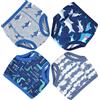FLYISH DIRECT Confezione da 4 Mutandine di Apprendimento - Pantaloni da Addestramento per Neonati in Cotone Mutandine di Apprendimento per Bambini, 6T/130, 6 Anni