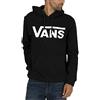 Vans Mn Classic Po Felpa con Cappuccio II, Nero (Nero e Bianco Y28), L Uomo