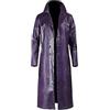 Leather Verse Jok3r - Giacca da uomo con colletto in finta pelliccia, per cosplay, costume di Halloween, taglie 2XS - 4XL