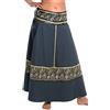 ufash Gonna a Portafoglio - Gonna Maxi dall'india, con Nastri - Molti Disegni Differenti