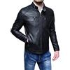 Evoga Giubbotto Uomo in Ecopelle Slim Fit Giacca Giubbino Coreana Casual (IT, Testo, L, Regular, Regular, #A1 Nero)