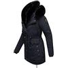 Navahoo Parka invernale caldo da donna con doppio cappuccio in pelliccia sintetica Sweety Deluxe XS-XXL