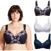 Curve Muse Reggiseno Senza Fili Sfoderato Minimizer-x3 | Pizzo, Ricamo, Spalline regolabili, Chiusura a Gancetti, Nylon, Microfibra