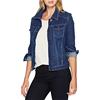 Cocila Giacca Di Jeans Donna, Corta Leggera Giubbotto Denim Tinta Unita Casual Curvy Con Bottoni Jacket Outwear Giubbino Jeans Elasticizzato Con Tasche Autunno Primavera