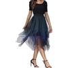 MERCIYD Gonna a pieghe da donna in tulle, asimmetrica, gonna corta da skater, gonna midi, gonna estiva