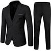 Generisch Ragazzo Vestiti Bambini Bambino Bambino Ragazzi Primavera Solido Manica Lunga Pantaloni Cappotto Abiti 2PC Abbigliamento Famiglia Costume Halloween, Nero , 10-11 Jahre