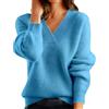 Yekdmxop Maglione Donna Elegante Invernale Maglione Maniche Lunghe Taglie Forti Maglioni Lana Merinos Maglia Top con vestibilità Sweater Casual Caldo Maglioncino Eleganti Felpa Morbido Autuno Inverno
