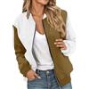 Generico Giacca Primaverile Donna Cappotto Trench Impermeabile Elegante Giacconi Primaverili Giubbotto Lunga Parka Corto Blu Leggero Primavera Giubbino Spolverino Soprabito Curvy Da Abbigliamento Giacche