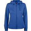 Clique Basic Active Hoody Lady Full Zip Felpa con Cappuccio Donna (Pacco da 1)