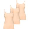 Ladeheid Canottiera Donna Cotone con Spalline Sottili Intimo Donna Confortevole, Canotta Donna Canottiere Donna Cotone, Top Donna Elegante, Set di 3 Pezzi LA40-263