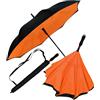 iX-brella - Ombrello reversibile automatico da aprire al contrario, 106 cm