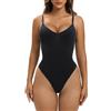 YIANNA Donna Shapewear Body Contenitivo Modellante Perizoma Bodysuit Pancera Dimagrante Shaper Pancia Piatta Contenitiva Nero L - XL 5215