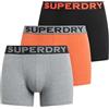 Superdry Boxer da uomo, confezione da 3, M