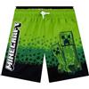 MINECRAFT Costume Piscina Bambino, Boxer Mare Bambino Creeper, Costume Nuoto Ragazzo Gamer