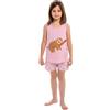 A2Z 4 Kids A2Z 4 Bambini Ragazze Manica Corta Camicia Cotone Corti Set Pigiama Comodo Senza Maniche Canotta Pantaloncini per Girls età 7-13 Anni