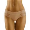 Wolbar Culotte Monocolorate con Pizzo WB403, Beige,S