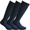 Fontana Calze, 12 paia di calze LUNGHE sportive in cotone spugna BLU