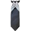 Remo Sartori - Cravattone Plastron Cravatta Sposo Cerimonia in Seta Tinta Unita, Made in Italy, Uomo