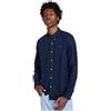 Timberland - Camicia Uomo Slim in Misto Lino e Cotone - Taglia S, Blu Navy (A2DR9)