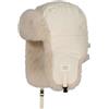 Barts Hawka Bomber - Berretto invernale con paraorecchie, crema, Taglia unica