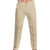 Generico Pantaloni Casual da Uomo in Lino Pantaloni di Lino Pantaloni Panno da Uomo Regular- Fit Pantaloni Uomo Estivi da Lavoro Pantaloni Uomo Chino Estivi