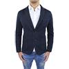 C. Battistini Giacca Uomo Cristiano Sartoriale Blu Scuro Blazer Slim Fit Elegante Casual 100% Made in Italy