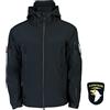 ZhuiKun Giacca Militare Tattico Softshell in Pile Giubbotto Multitasche Impermeabile Antivento Cappotto Esterni con Cappuccio