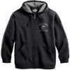 HARLEY-DAVIDSON Harley Davidson, cerniera con teschio grigio M