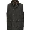 WALKER AND HAWKES - Gilet da uomo Winchester multi tasca in cotone cerato gilet da campeggio all'aperto escursionismo giacca da viaggio marrone