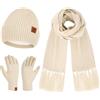 Bequemer Laden Sciarpa Donna Invernale Cappello Berretto Guanti Touchscreen