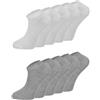 dabisocks 10 paia di calzini unisex in bambù per uomo e donna, morbidi, traspiranti e lunghi, comodi calzini corti in bambù