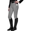 FitsT4 Sports FitsT4 Leggings da Equitazione da Donna, in Silicone, con Tasca per Cellulare e Passanti per Cintura