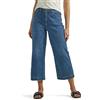Lee Jeans Capri da Donna leggendario a Vita Alta con Gamba Larga, Velo Ombra, 38