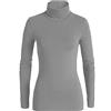 JADEA 2 Maglie Girocollo Donna 4267 Manica Lunga in Cotone Elasticizzato, Londra, XS