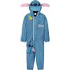 Get Trend Disney Tuta Antipioggia Bambina e Bimba Cappuccio Tuta Impermeabile Fodera in Pile Idea Regalo Ragazza