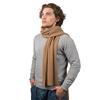 DALLE PIANE CASHMERE Sciarpa Ampia Uomo 100% Cashmere | Lunga 200 cm e larga 35, 140 g, doppio giro completo che chiude lo scollo del cappotto, filo ritorto a due capi, tinta unita